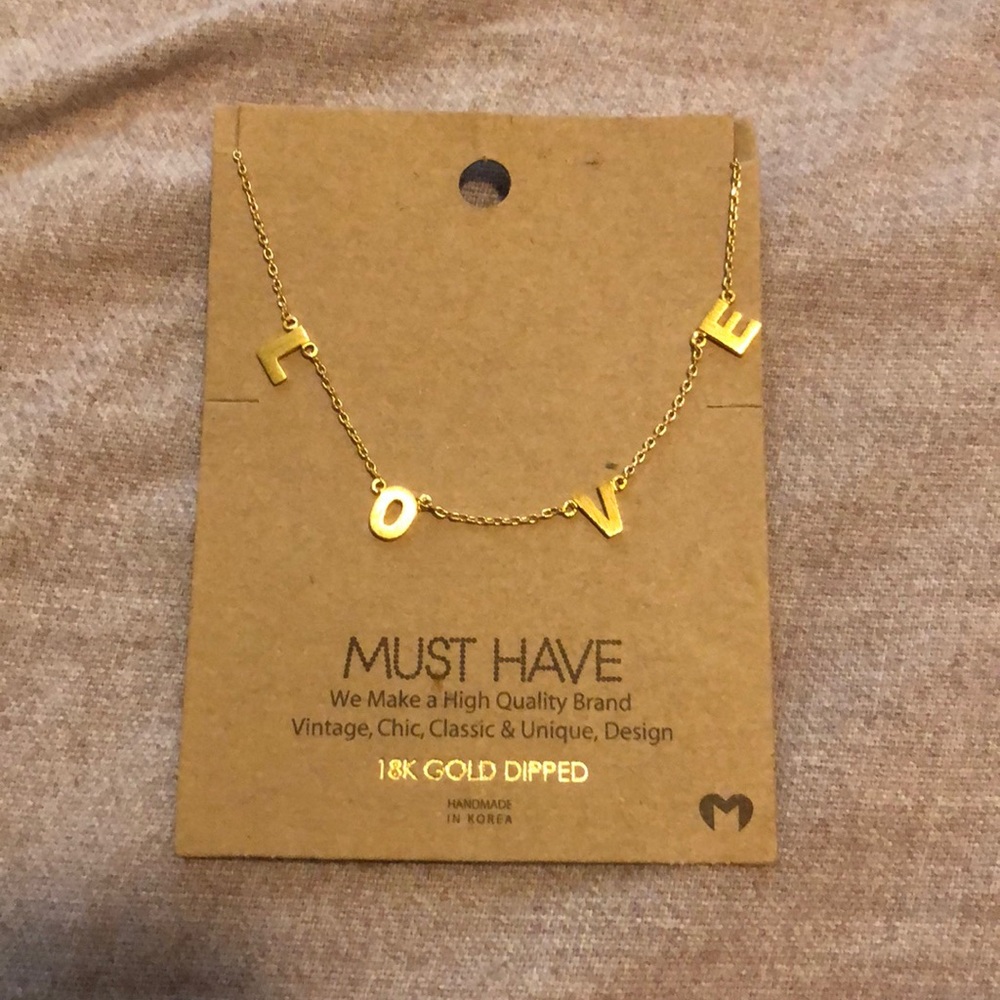 HP 🎉NWT Women’s Love necklace jewelry